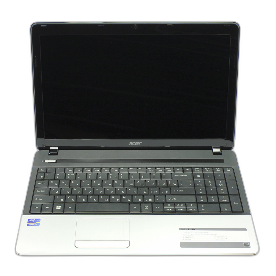 Ремонт Acer Aspire E1 E1-571