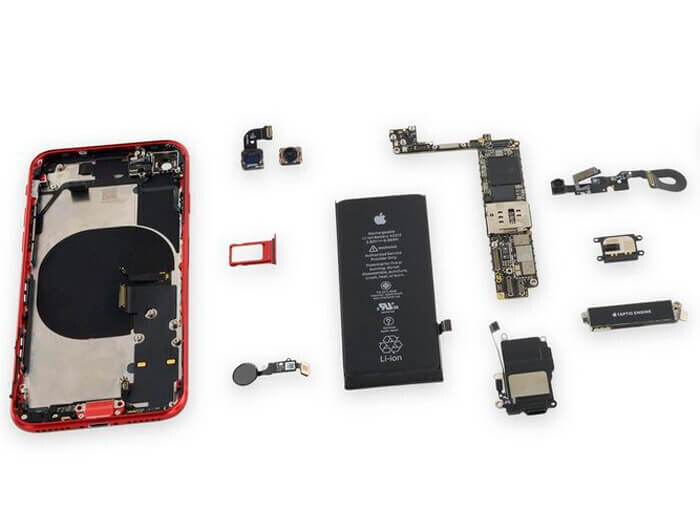Полная чистка с разбором iPhone SE 2020