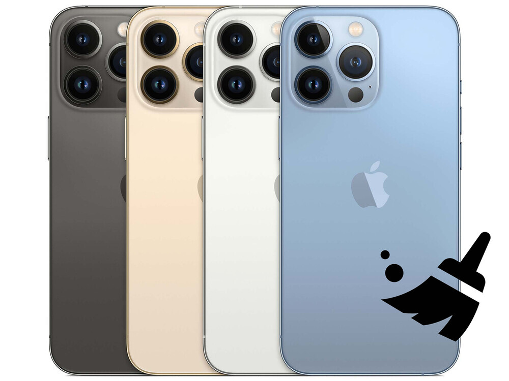 Полная чистка с разбором iPhone 13 Pro Max