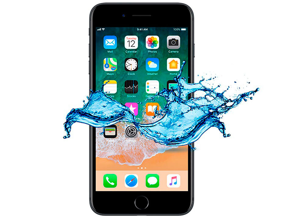 Ремонт после попадания влаги iPhone 8 Plus