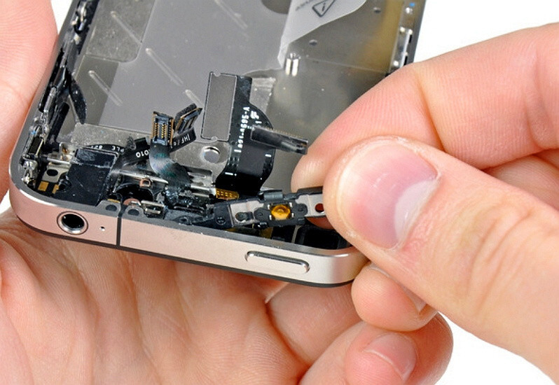Ремонт кнопки Power (включения) iPhone 5S