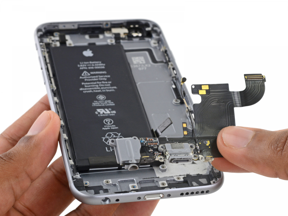 Ремонт контролера зарядки U2 (USB - контроллер) iPhone 6 Plus