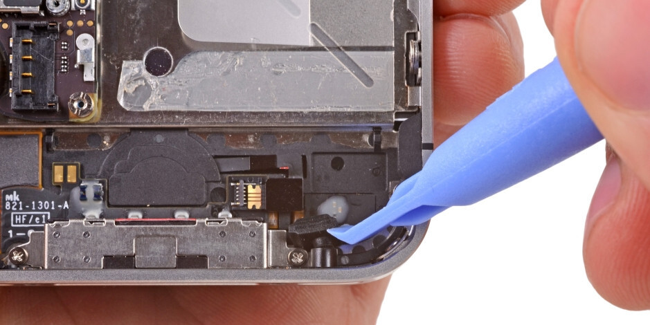 Замена нижнего шлейфа: микрофон, разъём зарядки iPhone 5S