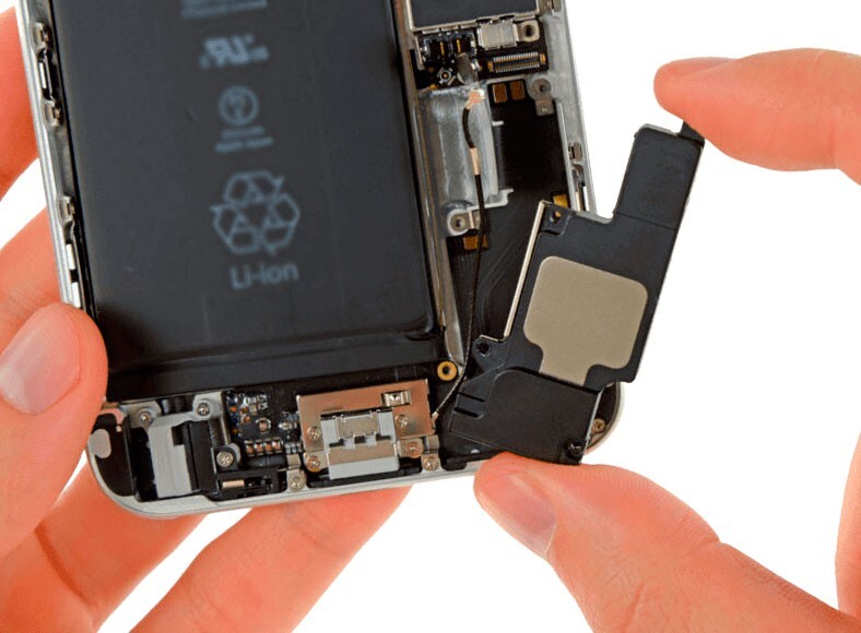 Замена нижнего (полифонического) динамика iPhone 6S Plus