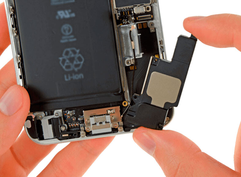 Замена нижнего (полифонического) динамика iPhone 6S