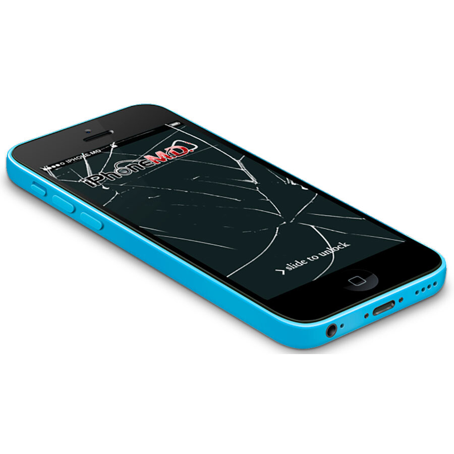 Замена стекла дисплея с рамкой 100% успех iPhone 5C