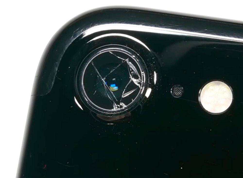Замена стекла задней камеры iPhone 7