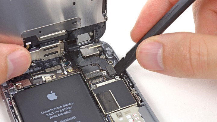 Замена вибромотора iPhone 5S