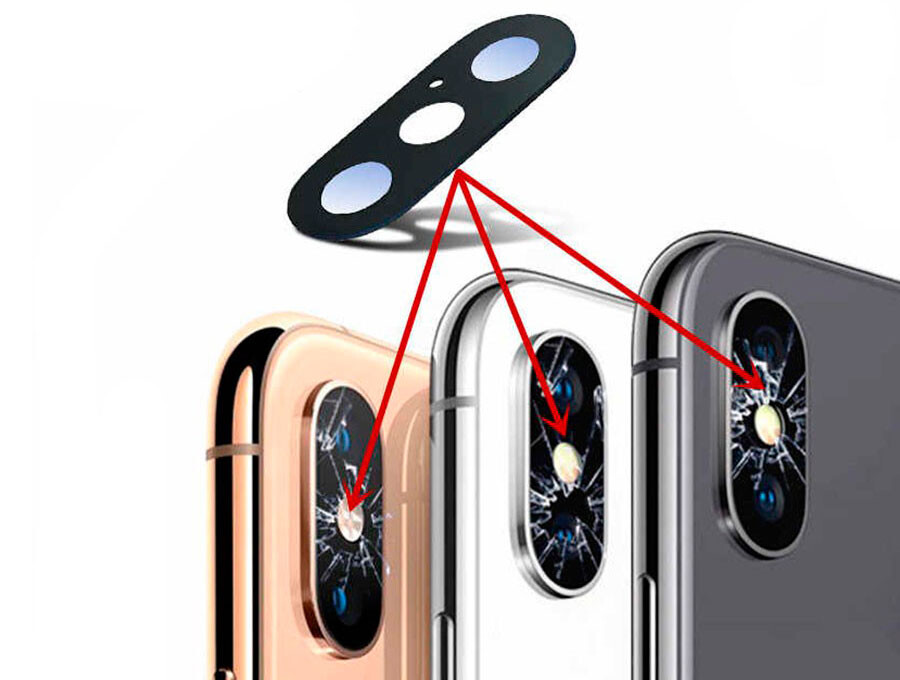 Замена стекла задней камеры iPhone XS Max