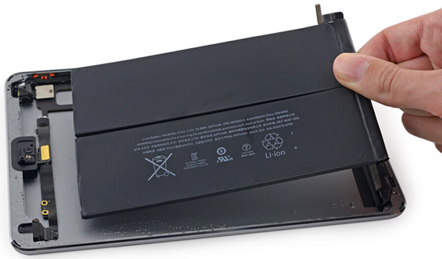 Замена аккумулятора (оригинал) Apple iPad 7 10.2" 2019
