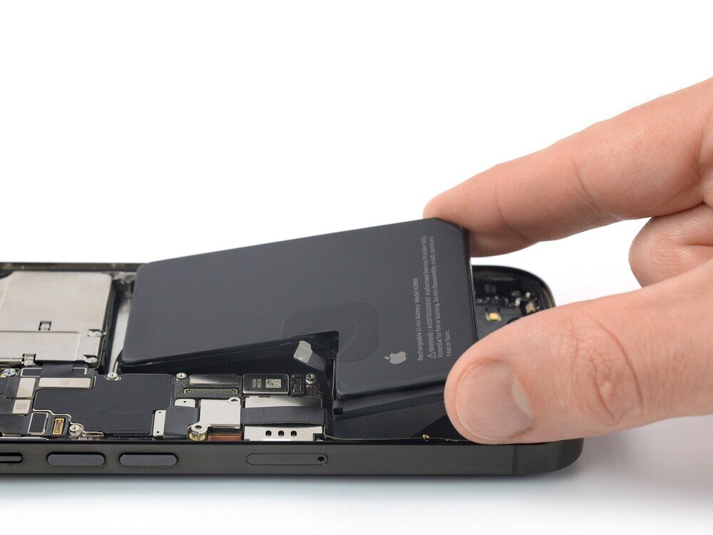 Устранение сообщения об ошибке после замены батареи iPhone 14 Pro