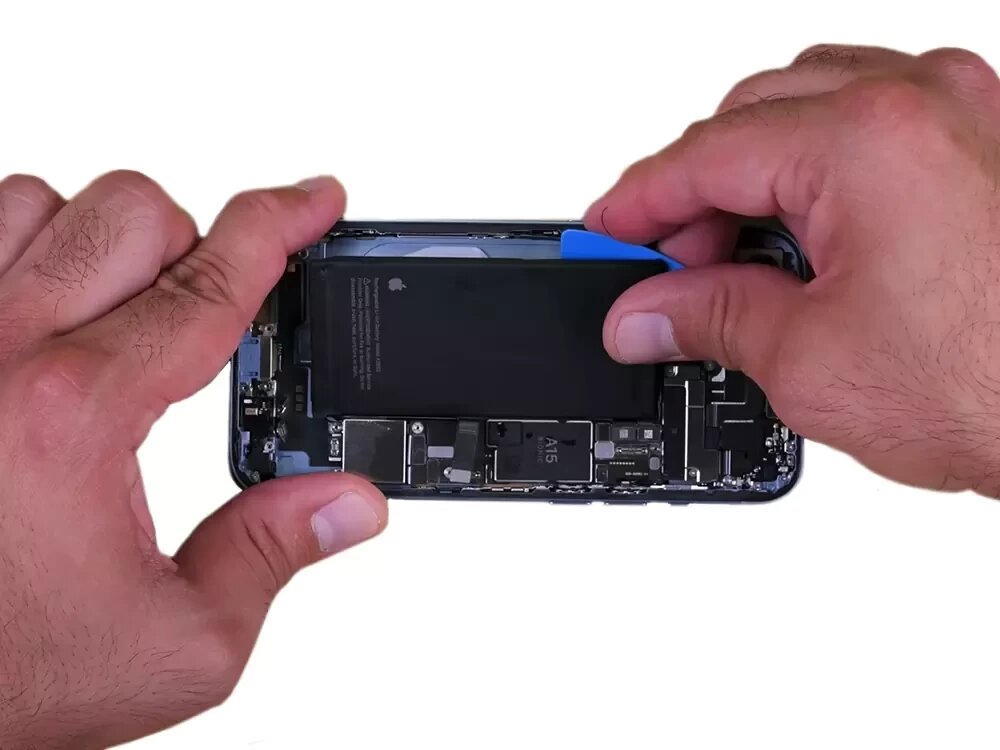 Устранение сообщения об ошибке после замены батареи iPhone 14