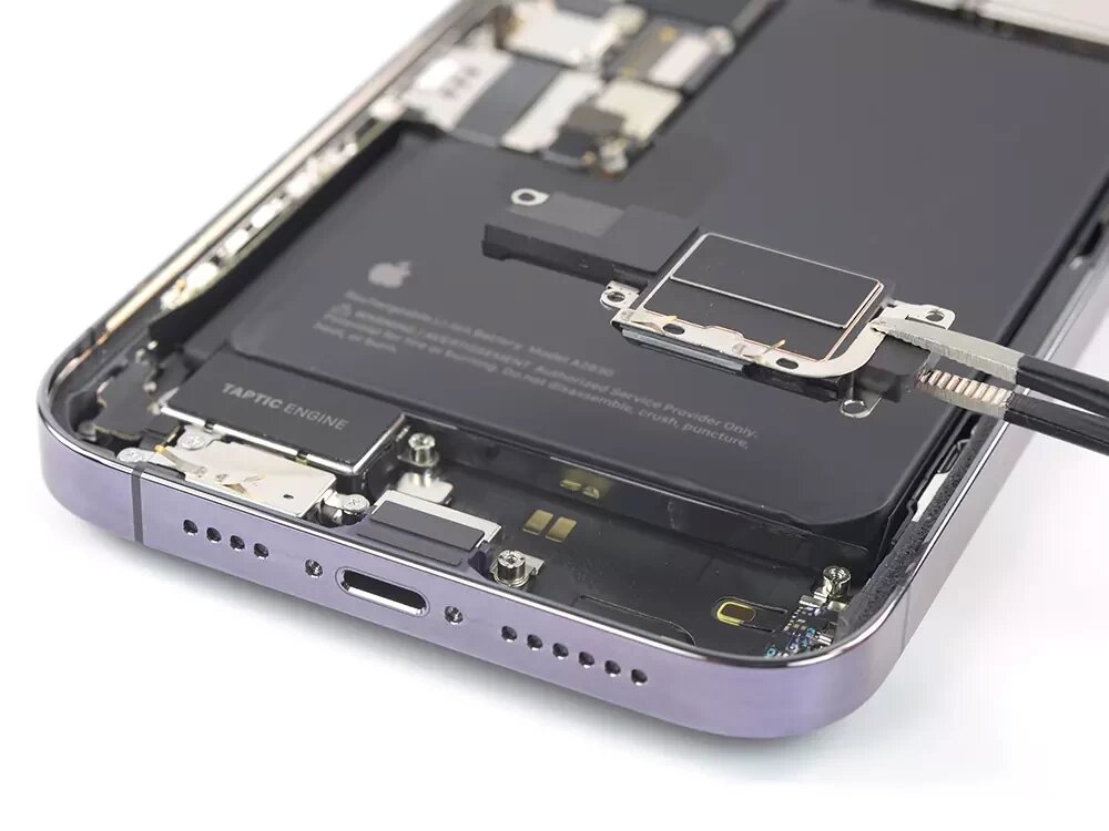 Замена нижнего (полифонического) динамика iPhone 14 Pro Max