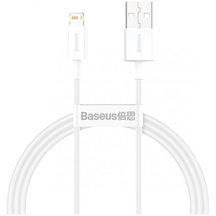 Кабель Baseus Superior Series Fast Charging Data Cable USB to iP 2.4A 1m White (CALYS-A02)