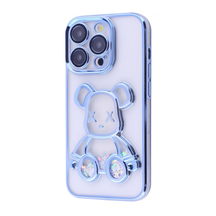 Чохол Shining Bear Case iPhone 15 Pro Sierra blue