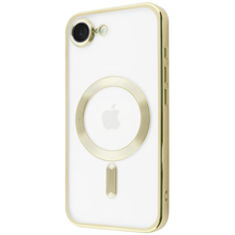 Чохол Metal Matte Case with Magnetic Ring iPhone 16e Gold