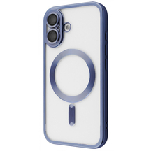 Чохол Metal Matte Case with Magnetic Ring iPhone 16 Midnight blue