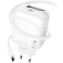 Мережевий зарядний пристрій Proove Fixtape GaN Type-C 65W White
