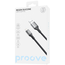 Кабель Proove ReGen Silicone USB to Lightning 2.4A (1m) Black