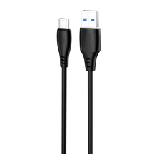 Кабель Proove Simple Silicone USB to Type-C 3A (1m) Black