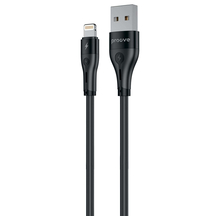 Кабель Proove Soft Silicone USB to Lightning 2.4A (2m) Black
