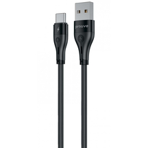 Кабель Proove Soft Silicone USB to Type-C 3A (2m) Black