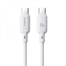Кабель Baseus Silky Series Fast Charging Type-C to Type-C 100W (2m) White