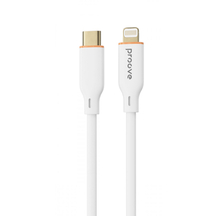 Кабель Proove Jelly Silicone Type-C to Lightning 27W (1m) White