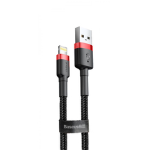 Кабель Baseus Cafule Lightning Cable 2A (3m) Red/black