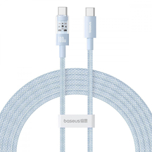 Кабель Baseus Gem Fast-Charging Data Cable Type-C to Type-C 100W 1m Blue