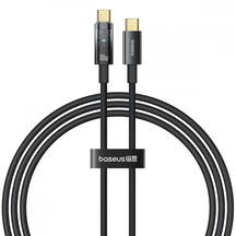 Кабель Baseus Explorer Series Auto Power-Off Type-C to Type-C 100W (2m) Black