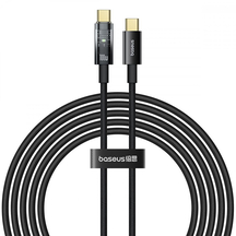 Кабель Baseus Explorer Series Auto Power-Off Type-C to Type-C 100W (1m) Black