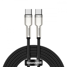 Кабель Baseus Cafule Metal Type-C to Type-C 100W (2m) Black