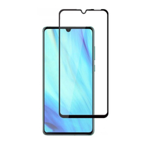 Защитное стекло Huawei P30 Lite/Nova 4e/ZTE A7 2019/ZTE A7 2020, black