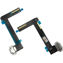 Шлейф (flex) для iPad 6/Air 2 Black с разъемом зарядки Оригинал