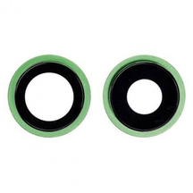 Стекло камеры с ободом и держателем iPhone 12/ 12 mini green original