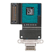 Шлейф (flex) для iPad Pro 11" (2018)/Pro 11" (2020)/Pro 11 (2022)/Pro 12.9 (2018)/Pro 12.9 (2020)/Pro 12.9 (2022) White с разъемом зарядки Оригинал