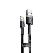 Кабель Baseus Cafule Lightning 2.4A (0.5m) Gray/black