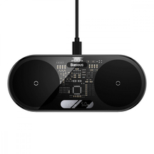 Бездротовий ЗП Baseus Digital LED Display 2in1 20W Black