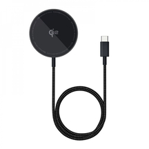 Бездротовий зарядний пристрій Baseus Simple Mini4 Air Magnetic Qi2 15W Black