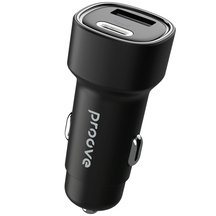 Автомобільний зарядний пристрій Proove Flash 48W (Type-C + USB) Black