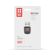Адаптер ColorWay Wi-Fi 6 286 Мбіт/с (CW-AD-W1)