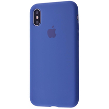 Чохол силіконовий Full Cover Apple iPhone XS Max Linen Blue