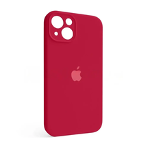 Чехол силиконовый  Full Cover Apple iPhone 13 Pomegranate закрытая камера