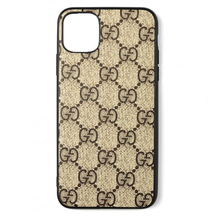 Чехол Brand Gucci Apple iPhone 11 Beige pattern