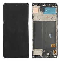 Дисплей Samsung A515F Galaxy A51, Black OLED (Big Glass) F