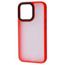 Чехол Shadow Matte Metal Buttons IPhone 13 Pro Max Red