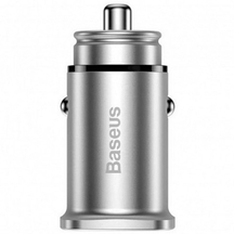 Автомобильное зарядное устройство Baseus Circular metal A+C 30W PPS Car Charger Silver (CCALL-BS0S)