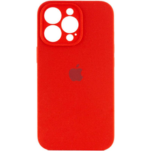 Чехол силиконовый  Full Cover Apple iPhone 13 Pro Max Red закрытая камера