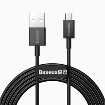 Кабель Baseus Superior Series Fast Charging Data Cable USB to Micro 2A 2m Black (CAMYS-A01)